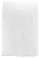 Plastic Merchandise Bag, 6.5" x 9.5", Hi-Density, White Color.