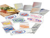 A Picture of product 209-257 Sandwich foil bag. 6.5 X 1.5 X 7.75. Plain Bag. Jumbo sandwich.