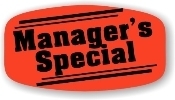 Little Grabber Label. Printed "Manager's Special." 1000 labels/roll.