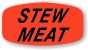 Little Grabber Label. Printed "Stew Meat"