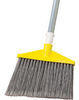 A Picture of product 968-867 Rubbermaid® Commercial Angled Large Broom, Poly Bristles, 48 7/8" Aluminum Handle, Silver/Gray