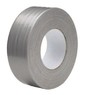 A Picture of product 969-767 DUCT TAPE 48mm(W)X 54-4/5m(L) SILVER  8 Mil Poly-coated cloth backing with a natural rubber adhesive that bonds to almost any surface. This product has good conformability, is water-resistant and tear-resistant.