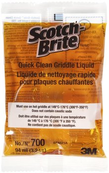 Scotch-Brite™ Quick Clean Griddle Liquid, 3.2oz Packet, 40/Carton