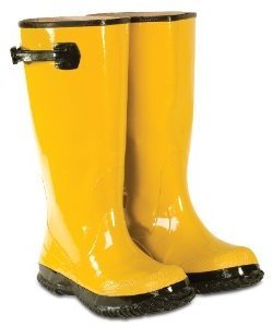 Yellow Slush Boots.  Size 10.
