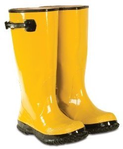 Yellow Slush Boots.  Size 9.