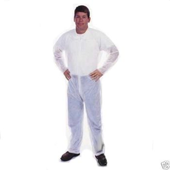 COVERALLS WHITE NO HOOD/BOOTS.
