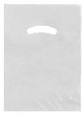 Shamrock Super Gloss Bags. White. 18" x 18" x 4". 1.25 mil. 500/cs.