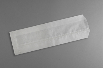 WHITE SUB BAG 4.5 X 2 X 14. Plain (NO PRINT) paper.