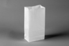 A Picture of product 300-102 Bakery Bag. Waxseal Automatic "S.O.S." Style.  5" x 3-1/8" x 9-3/16".  4 lb. Capacity.  White Color.