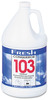 A Picture of product 968-508 Conqueror 103 Odor Counteractant Concentrate.  Cherry Scent.   1 Gallon. 4 Gallons/Case.