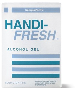 Handi-Fresh™ Alcohol Gel No Rinse Sanitizer.  800 mL Refill.