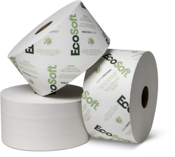 EcoSoft® High-Capacity OptiCore® Controlled Bath Tissue.  3.75" x 3.5" Sheet.  2,000 Sheets/Roll.