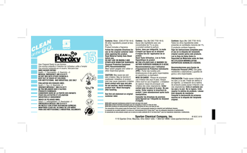 Secondary Ready-to-Use Solution Labels.  Printed "Clean on the Go® Clean by Peroxy".