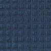 A Picture of product 966-843 Waterhog™ Classic Border Entrance-Scraper/Wiper-Indoor/Outdoor Mat. 4 X 6 ft. Navy Color. Smooth Back