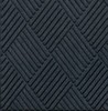 A Picture of product 968-739 Waterhog™ Diamond Fashion Border Entrance-Scraper/Wiper-Indoor/Outdoor Floor Mat. 3 X 5 ft. Charcoal.