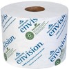 A Picture of product GEP-1444801 Envision® White 1-Ply High Capacity Standard Bathroom Tissue.  3.95" x 4.05".  48 Rolls/Case.  1,500 Sheets/Roll.