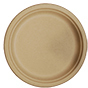 A Picture of product WCC-PLSCU10 World Centric Molded Fiber Plates. 10 in. Beige. 800/case.