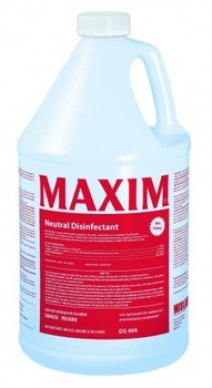 Maxim Neutral Disinfectant, Mint Scent, 4 Gallons/Case.