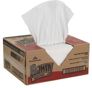 Brawny® Professional H700 Cleaning Towel, Flat Pack, 15 X 13 in. White. 300 sheets.