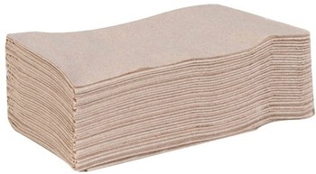 Preference® 2-Ply 1/8 Fold Paper Dinner Napkins.  12 Bags/Case. 250 Napkins/Bag. 15" x 17" Napkin.