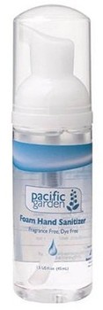 Pacific Garden® Foam Hand Sanitizer.  1.5 fl oz Bottle.  24 Bottles/Case.