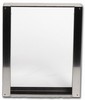 A Picture of product GEP-59474 Stainless Steel Mounting Bracket for Fitting Over Existing Trash Receptacle Doors