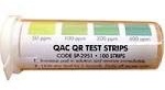 Disinfecting and Sanitation Tools.  Hydrion Paper QT-10.  Tests in-use parts per million of quaternaries.  0-400 ppm roll for sanitizers.