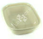 A Picture of product WCC-CTLCS3 PLA Lids for Fiber Containers, 8.8 x 6.9 x 0.8, Clear, 400/Case
