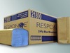 A Picture of product NPS-21800 RESPONSE® SINGLE-FOLD BLUE WINDSHIELD TOWELS. Blue Color. 9.25” x 10.25”. 168 Sheets.  Popular for use as a dairy towel.  Streak free cleaning.