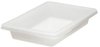 A Picture of product RCP-3507WHI Rubbermaid® Commercial Food/Tote Boxes,  2gal, 18w x 12d x 3 1/2h, White