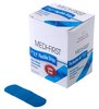 A Picture of product 967-982 ADHESIVE BANDAGE BLUE 1 X3. WOVEN.