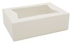A Picture of product 964-032 SCT® Paperboard Window Bakery Boxes. 8 X 5-3/4 X 2 1/2 in. White. 200/case.
