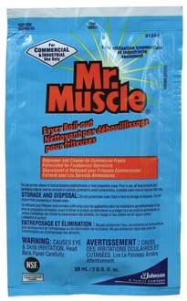 Mr. Muscle® Fryer Boil-Out, 2oz Packet, 36/Carton