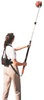 A Picture of product KNT-MS1000SH Motor Scrubber with 30 Inch Telescoping Handle. 12V DC.