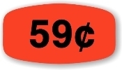 59¢ Lil' Grabber DayGlo Price Label