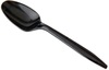 A Picture of product 191-599 Teaspoon.  Heavy Weight.  Black Color.  Polystyrene..  Full Size.