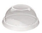 Lids for Plastic Cups. Clear Dome with 1.9" Hole.  1,000 Lids/Case.