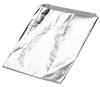 A Picture of product 209-257 Sandwich foil bag. 6.5 X 1.5 X 7.75. Plain Bag. Jumbo sandwich.